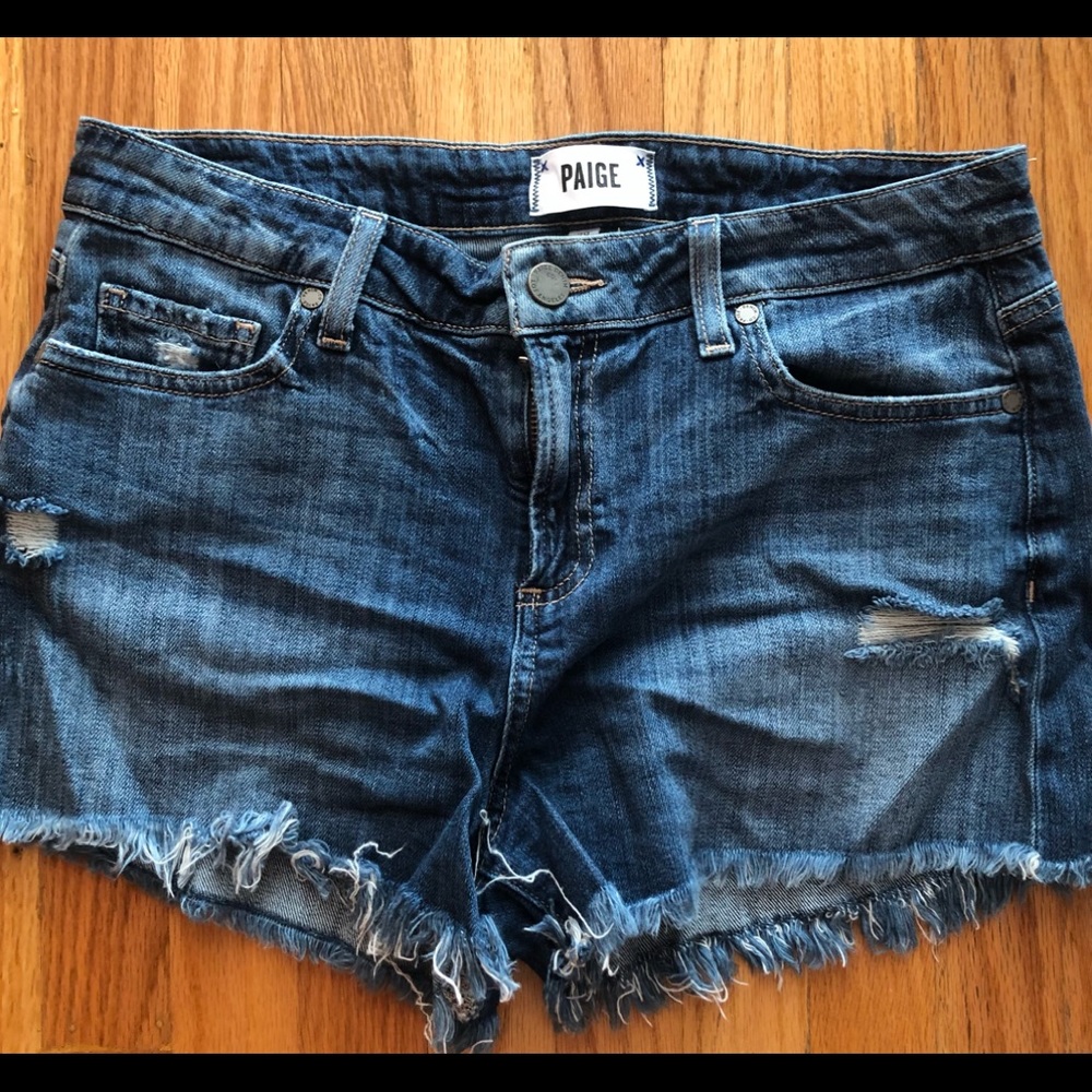 Paige denim shorts size 29